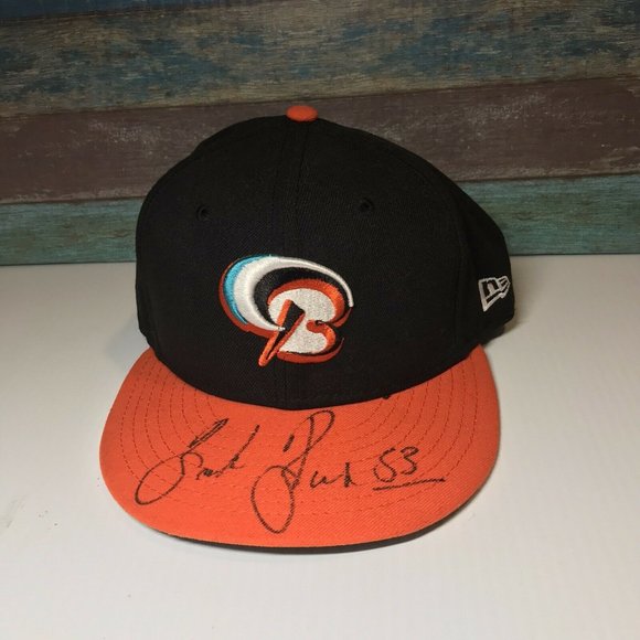 Zach Britton signed Bowie Baysox hat Game Used? MI - Picture 1 of 7